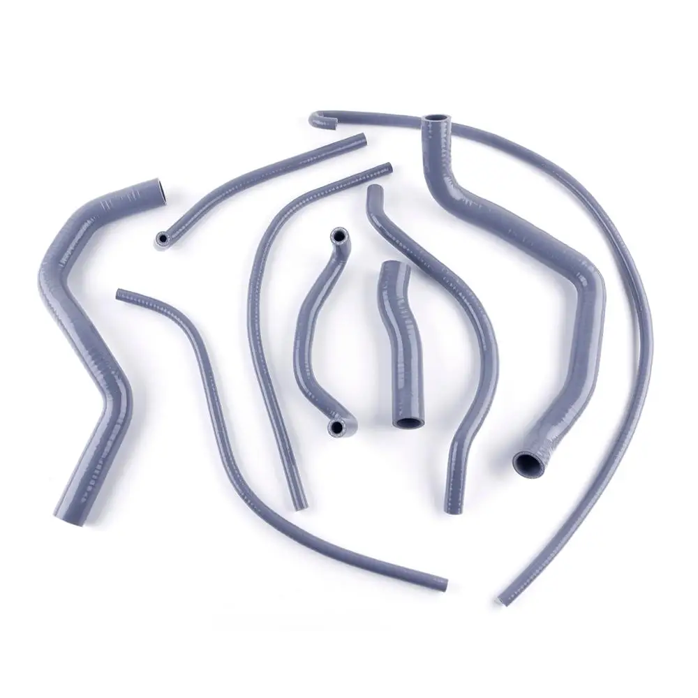 Серая Трубка охлаждающей жидкости, силиконовый шланг радиатора в комплекте, подходит для GSXR 600 750 K1 K2 K3 2000-2003
