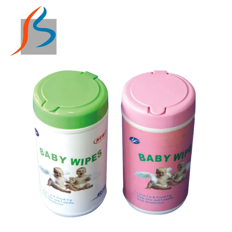 skin care disposable baby wipes in canister with certificate ISO