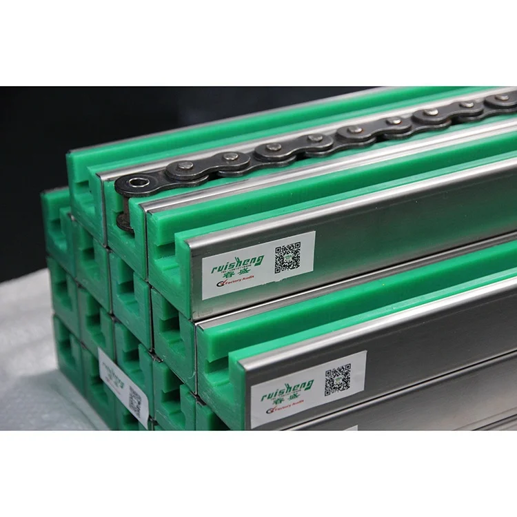 Uhmwpe Sliding Conveyor  Rails  Chain  Roller Plastic Slide Guide