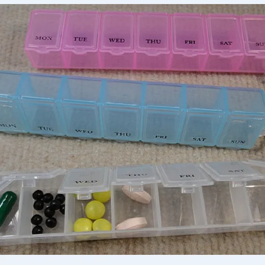 KT-PB13 Pill box,Plastic pill box, 7days pill box