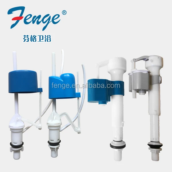 
ABS and POM material toilet cistern fitting including dual flush valve fill valve 