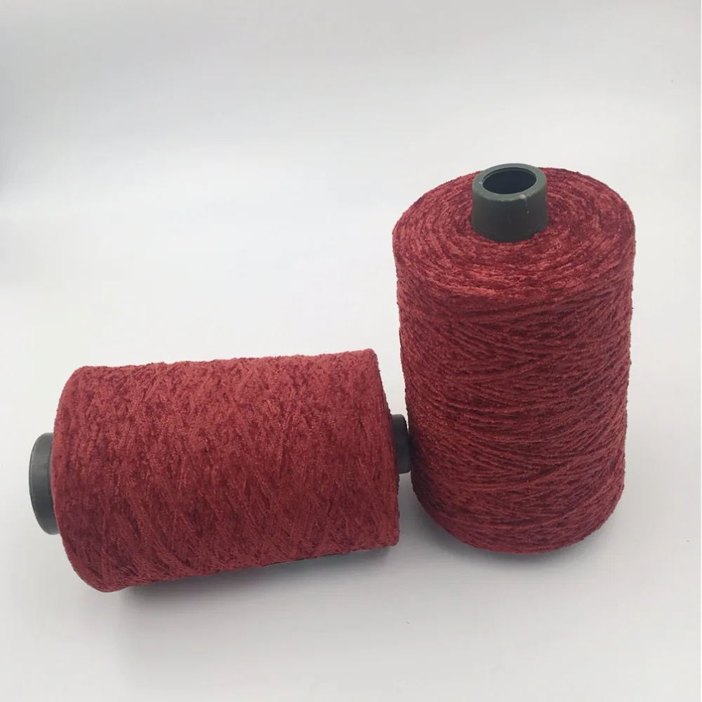 
China Cheap 100% Acrylic soft Chenille Yarn raw dyed 