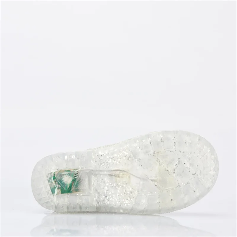 Customized New Style Hot Selling Waterproof Kids Fashionable Transparent Glitter PVC Children Rain Boots