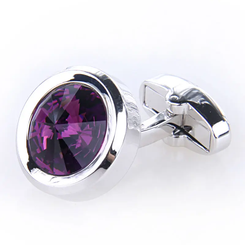 Роскошные запонки для смокинга с кристаллами для мужчин, подарок, мужские аксессуары для рубашки, запонки