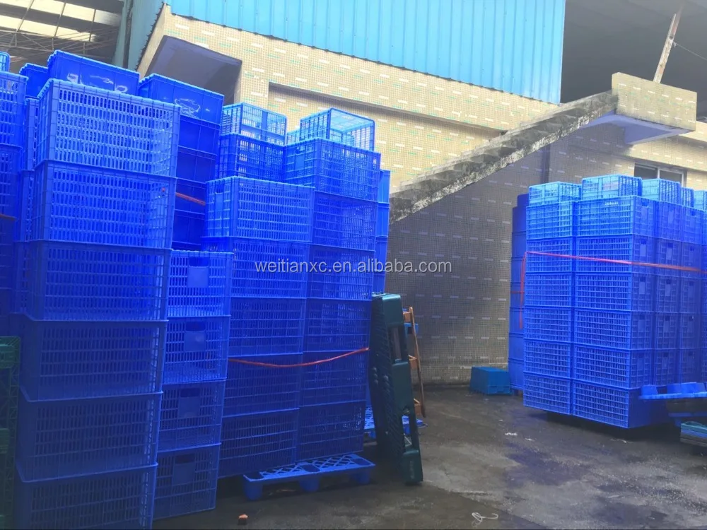 Economic manufacturing wholesale price used Egg fruit vegetable Storage HDPE Strong shipping Transport Basket Plastic Crates