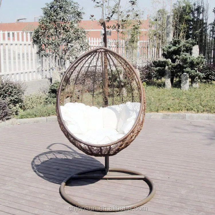 Luxury Outdoor Rattan Wicker Hanging Egg Swing Cheap Indoor Round Chair