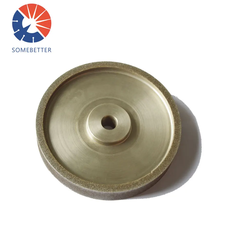 D6*H1 1/4*T1 7/ 8*X1/8 Inch Electroplated CBN Diamond Grinding Wheel for Woodturning Tools