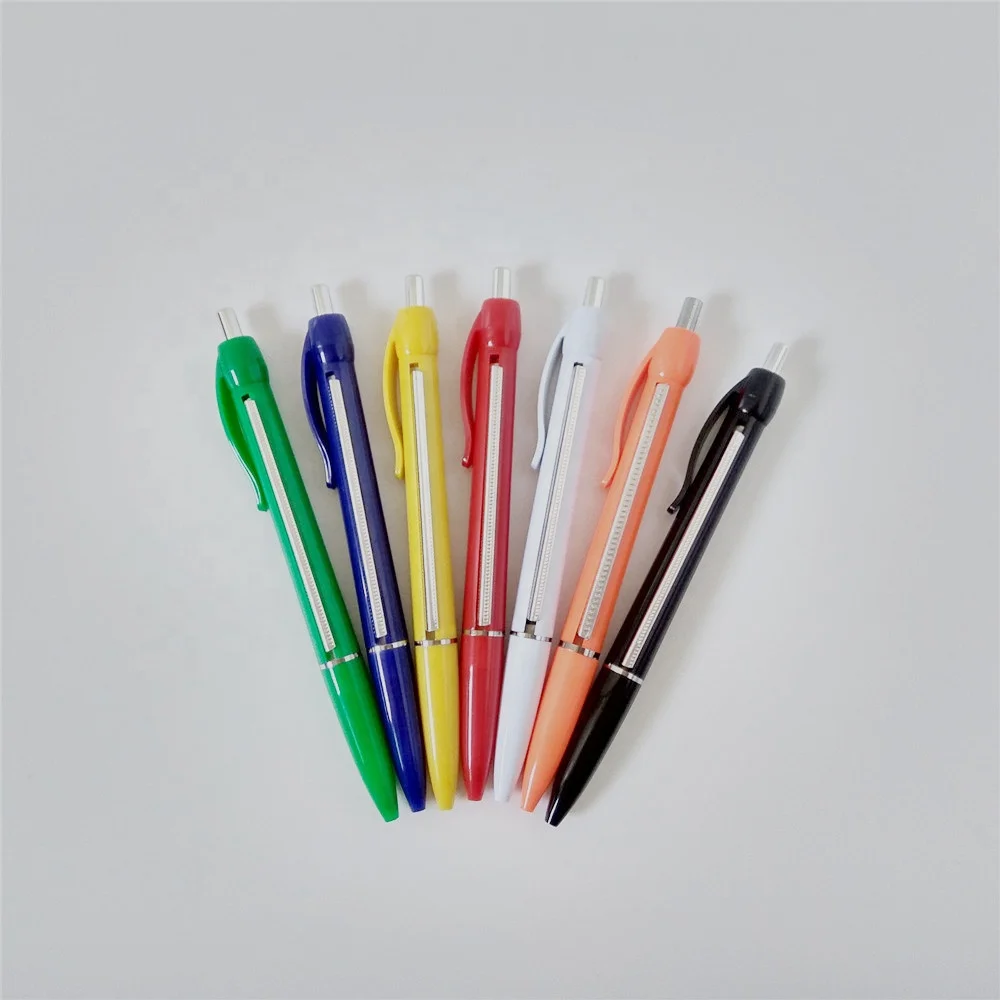 Best selling banner ball pen promotion pen with roll out paper