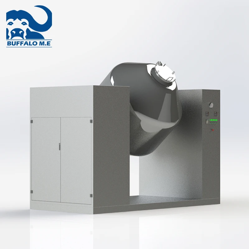 hot sale double cone vacuum powder drying machine