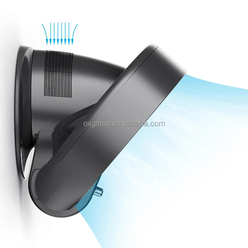 OXGIFT Wholesale Remote control Portable wall mount bladeless fan