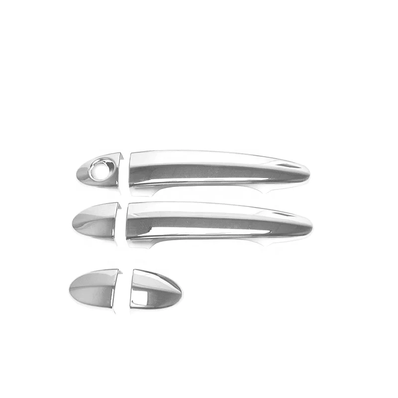 For BMW 5 E60 / 04-10 X3 E83 2013 Antistatic 4 Door 2 Keyhole ABS Chrome Anti Static Door Handle Cover