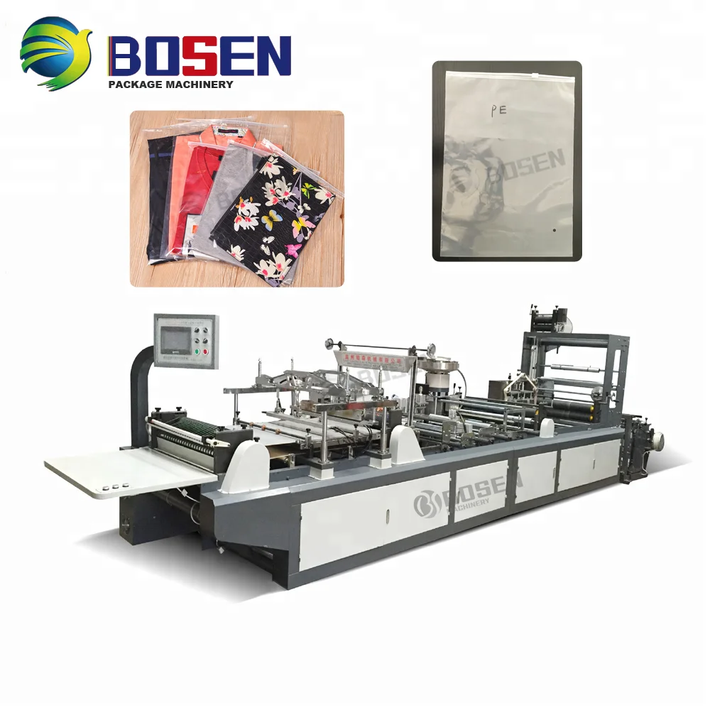 Fully Automatic PVC ZIPPER Bag Making Machine