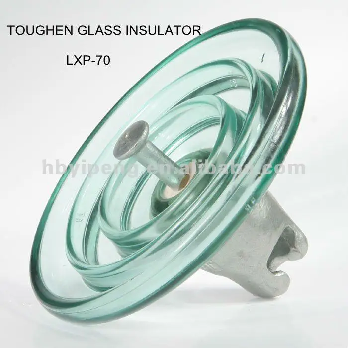 Insulator Cap and Pin Toughened Glass High Voltage Fiberglass 11KV 33KV CN;HEB YP