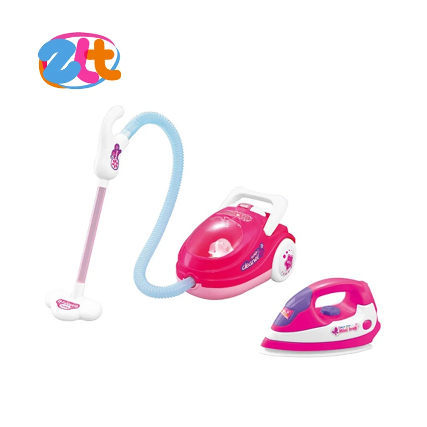 Plastic pretend play toy vacuum cleaner for kids