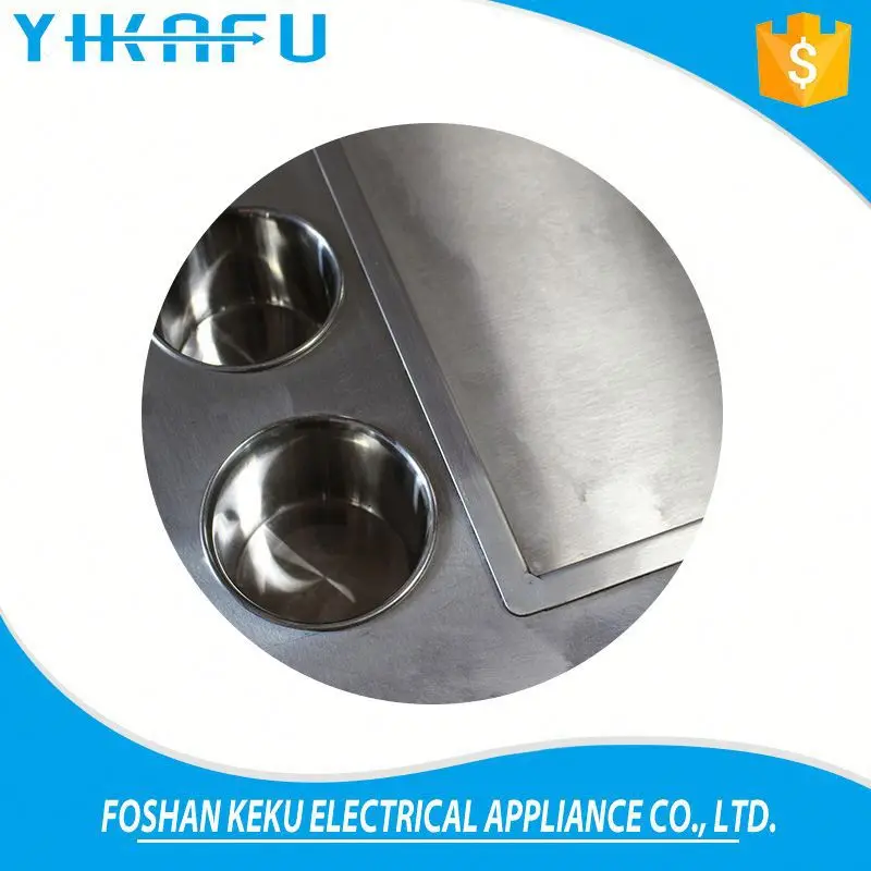 Newer Recommended 20inch pan price Thai fried ice cream machine fry ice cream roll making machine