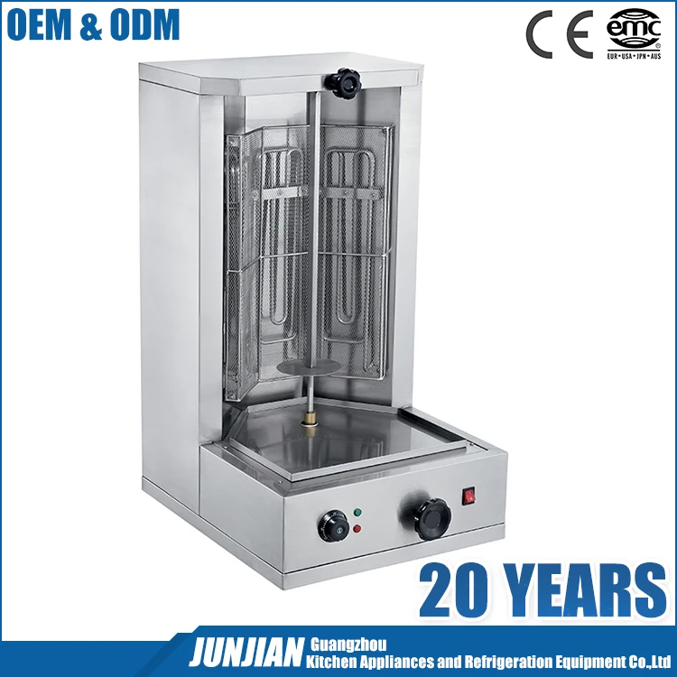 
Restaurant kitchen equipment stainless steel electric kebab shawarma 