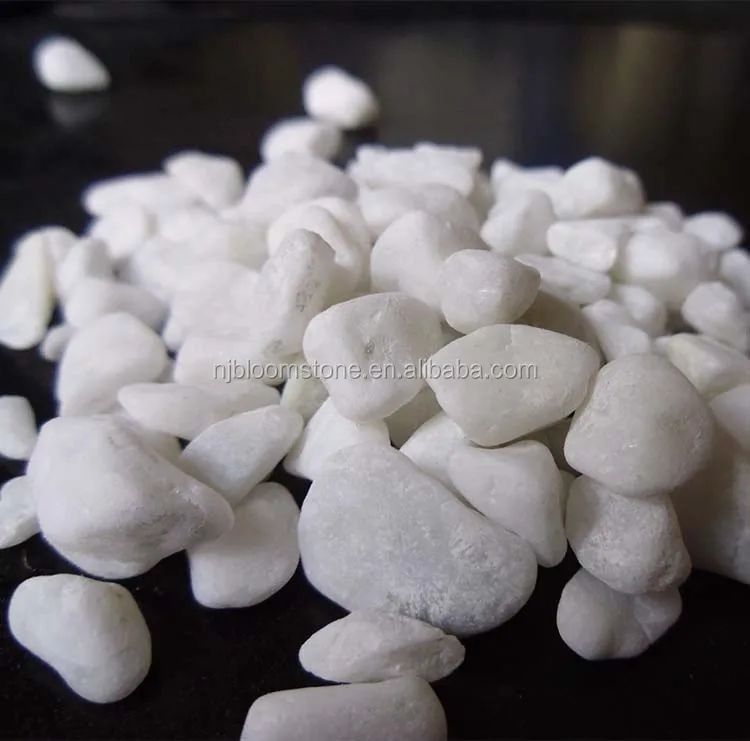 
cheap natural color snow white gravel & sand 