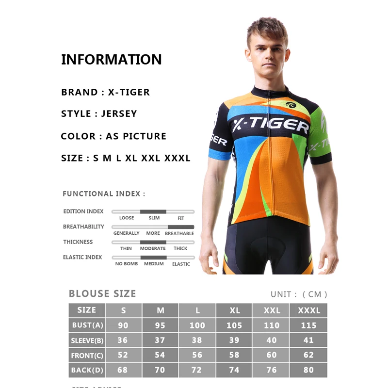 
-TIGER 2019 Short Sleeve Pro Cycling Jerseys Ciclismo Bike Wear Cycling Clothing 