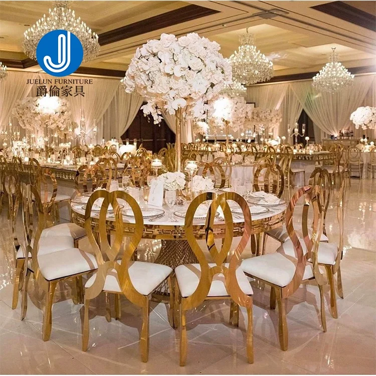 Modern 10-12 seater round table stainless steel gold 10 seater dining table 12  seaters glass dining table