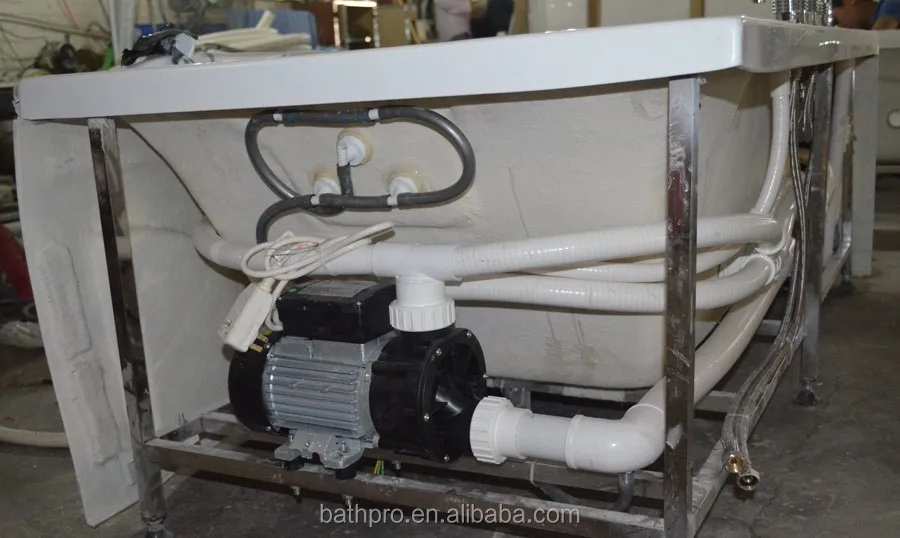 
Corner Small Simple Massage Clear Acrylic Whirlpool Jetted Hot Tub Spa Bathtub 