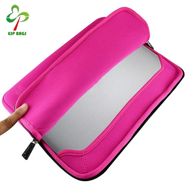 
14 Inch wholesale pretty neoprene laptop case for ladies, waterproof and shockproof laptop case with front pocket 