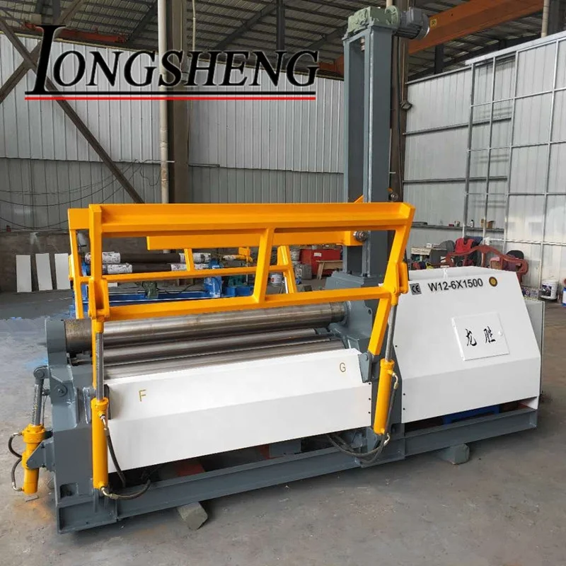 
ce certificate factory price w12 automatic hydraulic CNC 4-roller metal sheet hydraulic plate rolling machine 
