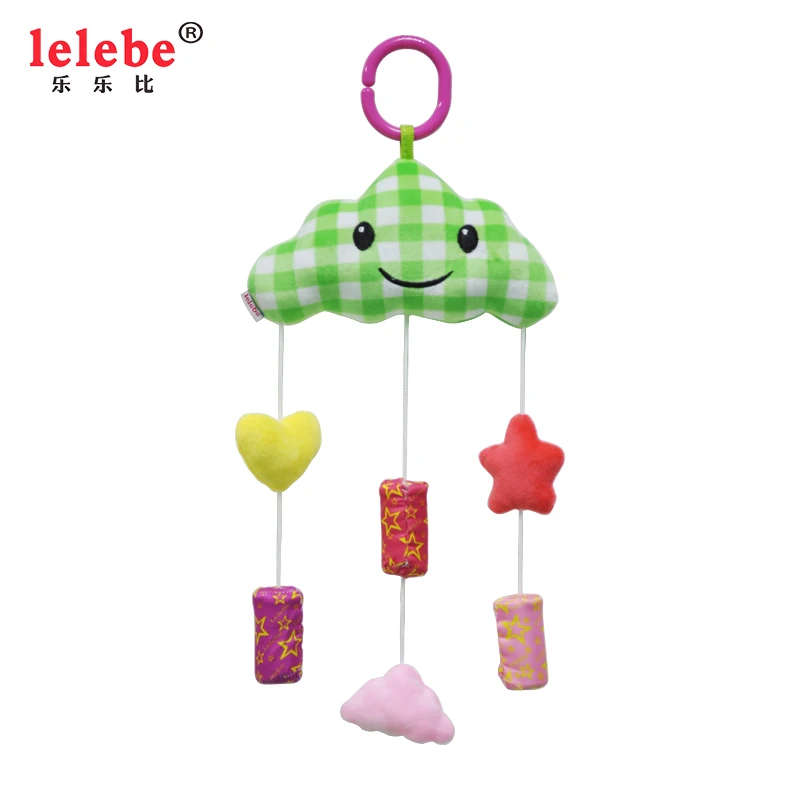 
New 2020 baby plush Rainbow Bell Toys Soft cute plush toy suspension design fashion fun 