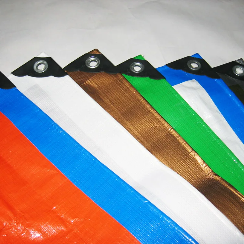 Fish Tank Garden Leaf Waste Tarps Industrial Cheap Tarpaulin Waterproof  Flexible Clear PE Cloth Tarps Fabric PE Tarpaulin Sheet