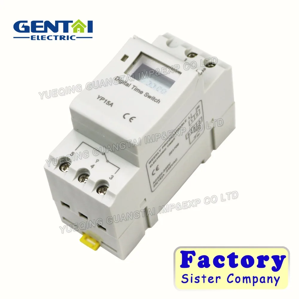 Weekly or Daily Mechanical Digital Programmable Timer Switch 220V 20A 16A Time Control Types of Timer Switch with Battery