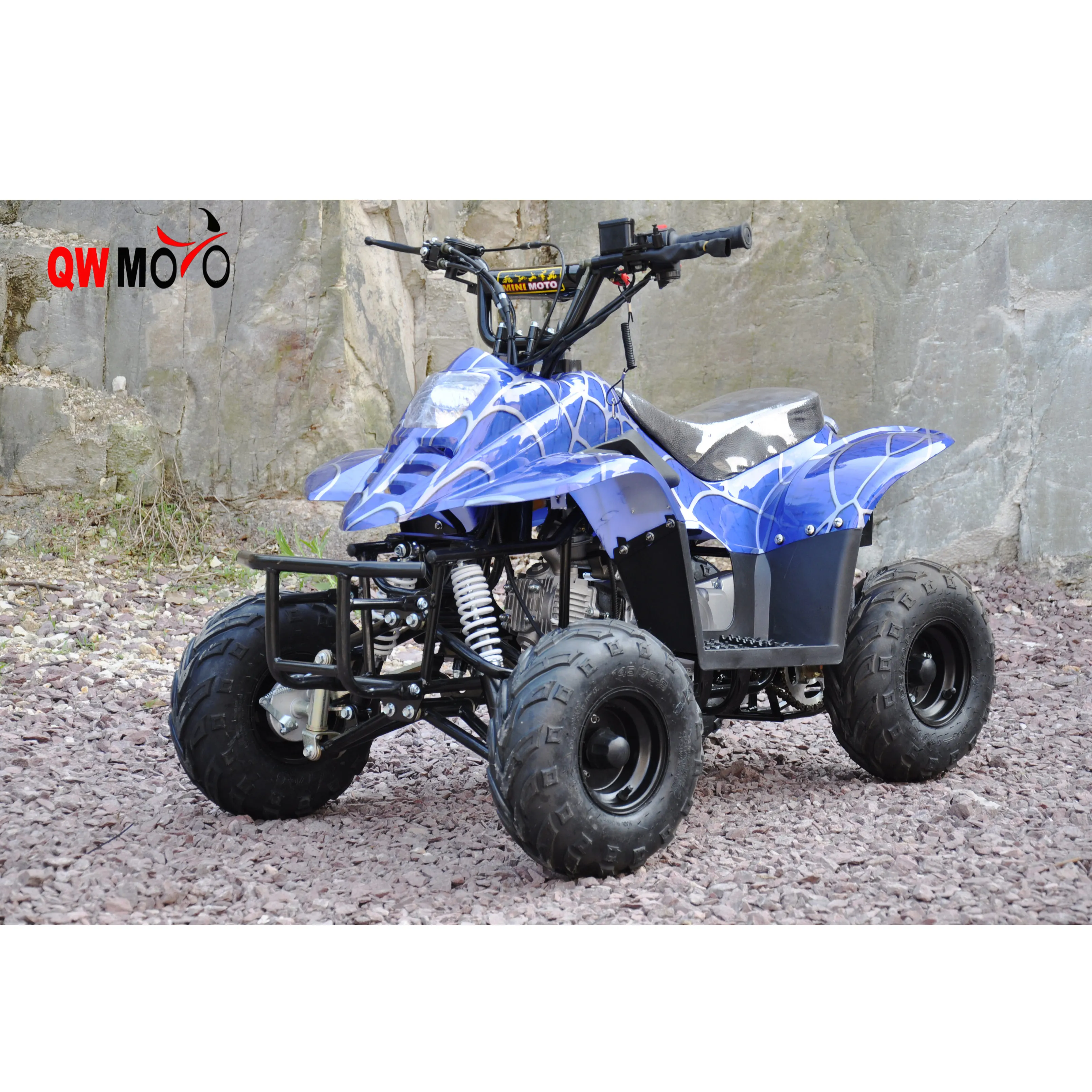 QWMOTO 70 куб. См/110 куб. См автоматический четырехъядерный велосипед газовый мотовездеход для детей с CE