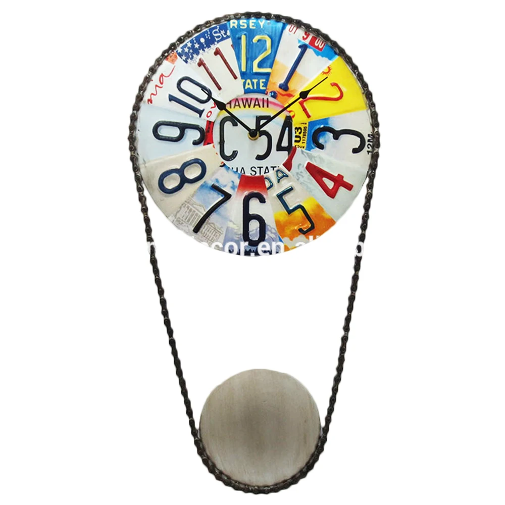 High Quality Flower Shape Watch Wrought Modern Wall Clock for Home Decor