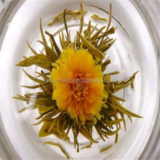 Бесплатный образец художественного китайского цветущего чая ручной работы 100%