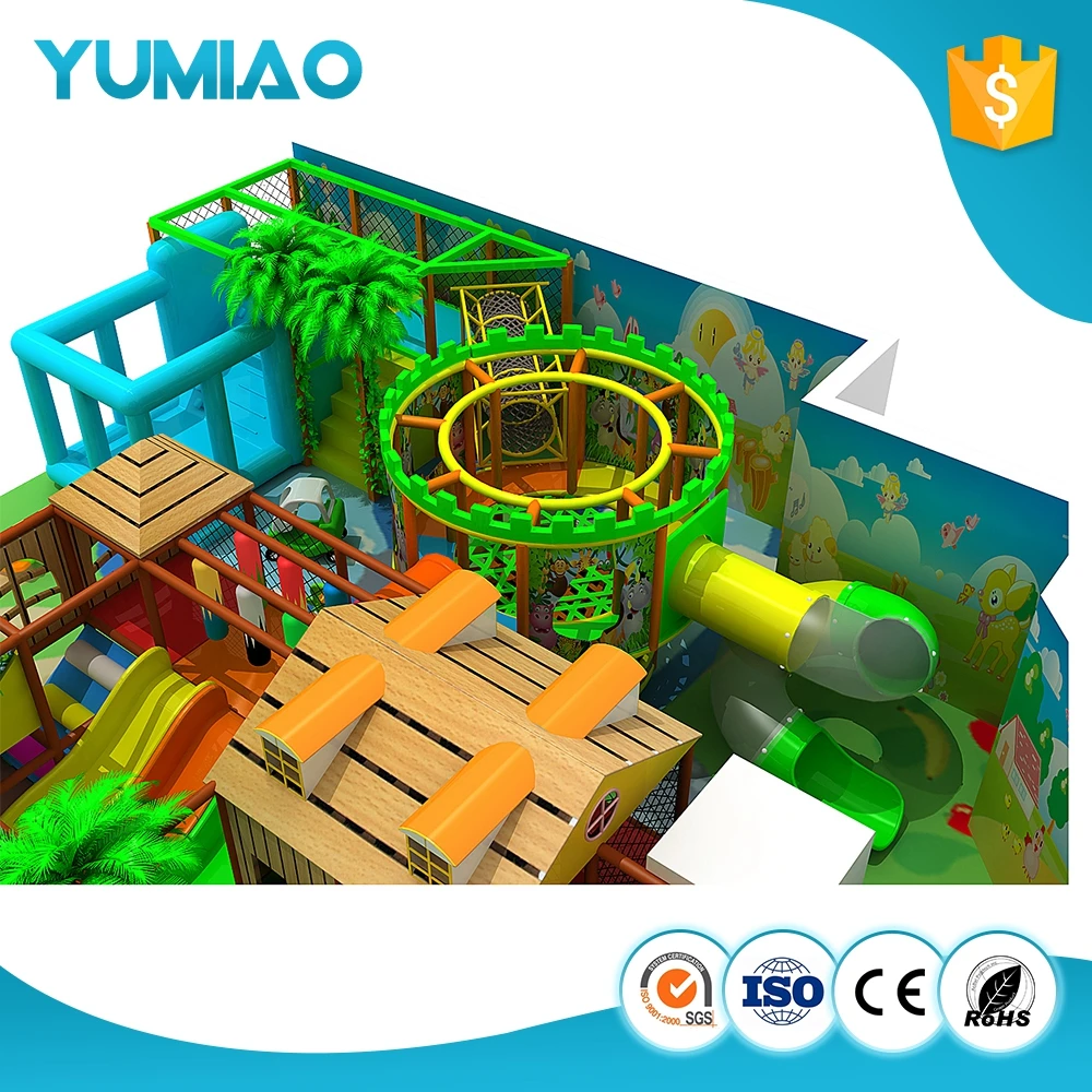 
Promotional canada commercial kids jungle gym tube slide indoor playground equipment for sale 