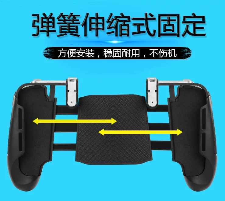 3 in 1 Phone Game Pad Joystick Gaming Trigger Shooter PUBG Mobile Controller