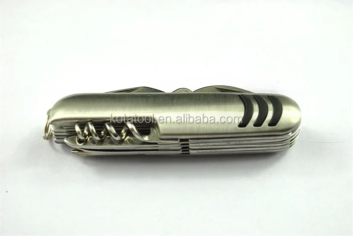 stainless steel multi purpose 12 in 1 multi function keychain knife