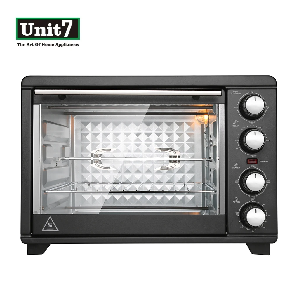 Small countertop oven 36L 30-230 degree electric convection oven home baking toaster electric oven