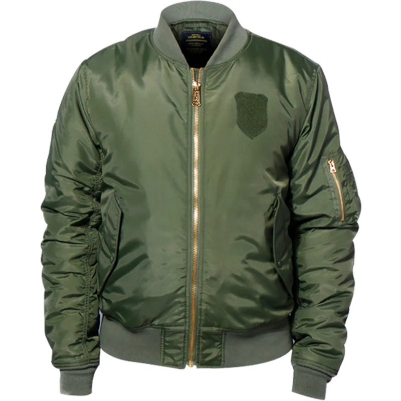 
Stain Wholesale Blank Men Bomber Jacket Nylon 