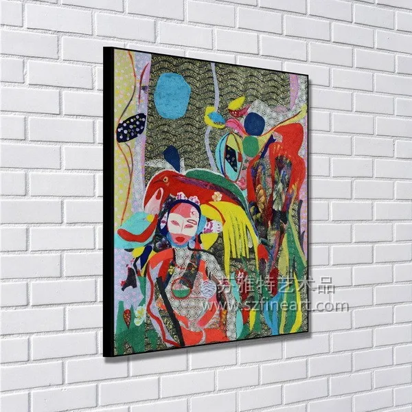 2015 оригинальный дизайн коллаж живописи