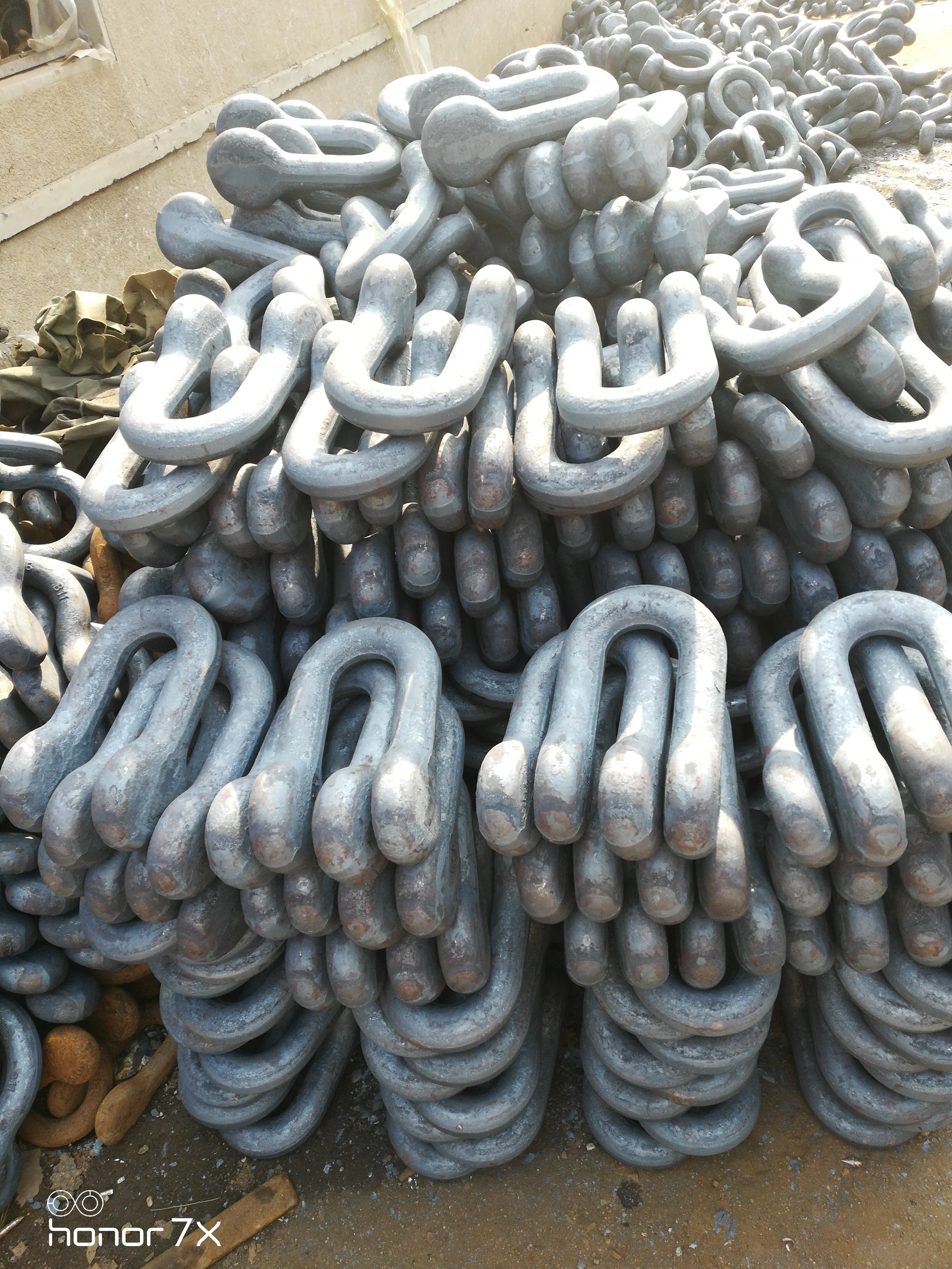 hot dip galvanized G2150 drop forged Dee  lifting marine bolt type safety pin d shackle