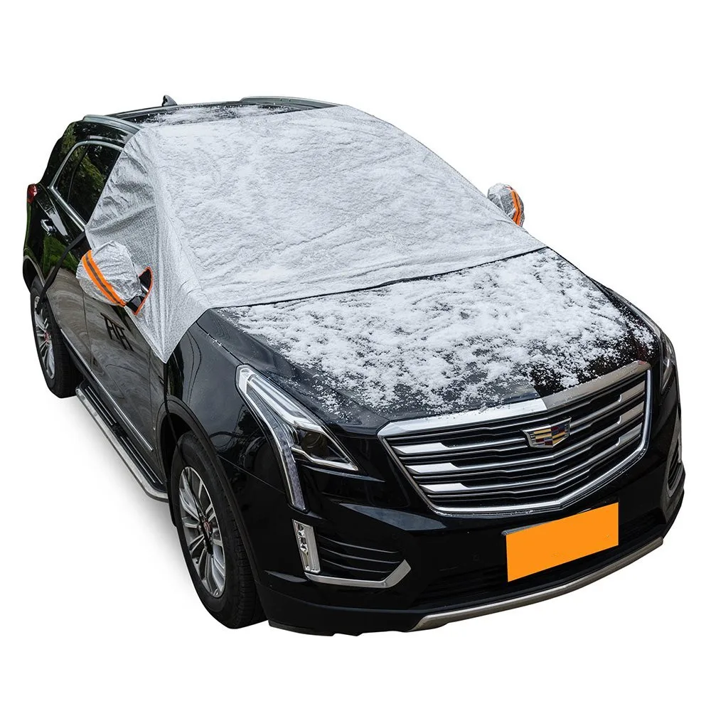 Wholesale Separate Rear Mirror Cover Design Car Windshield Snow Covers