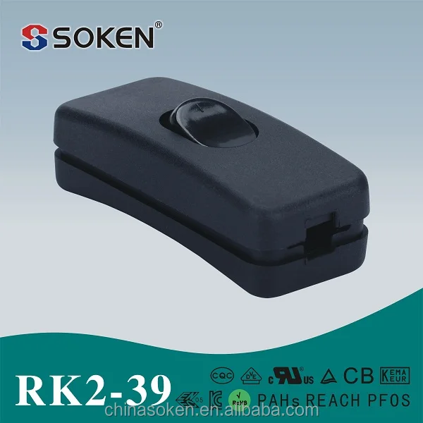 Soken rk2-39 RoHS шнура line встроенный rocker switch 2a 250vac для постели