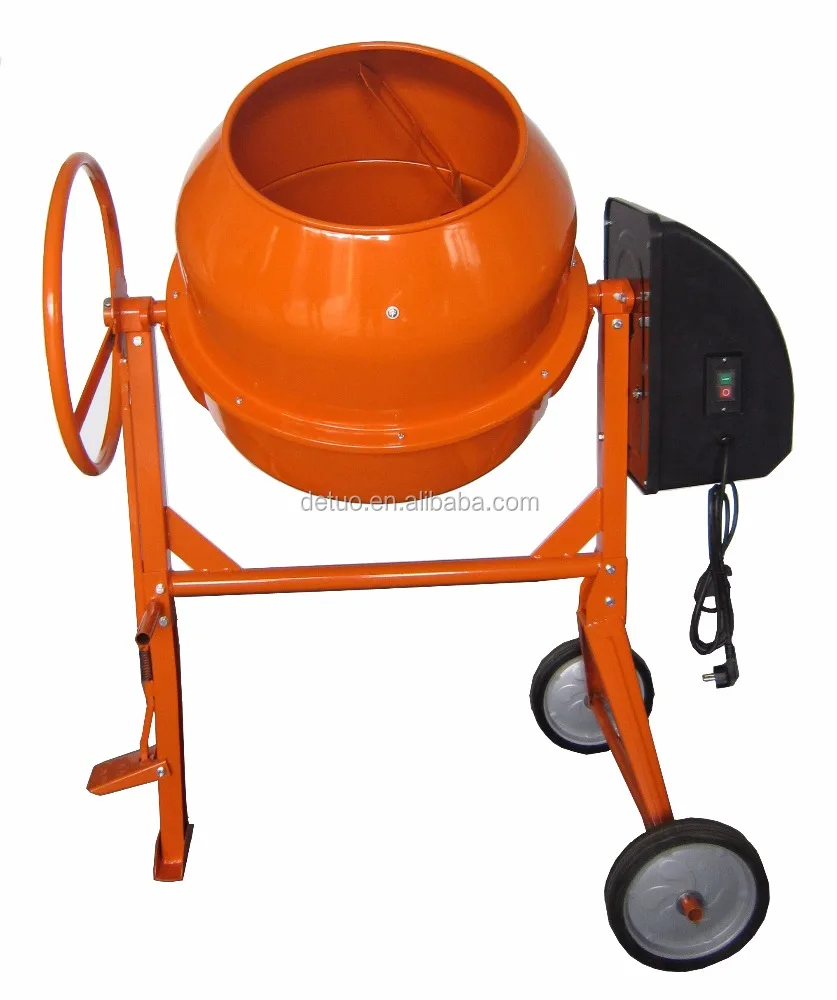 Factory price European standard 550w 140L Concrete Mixer with foot pedal
