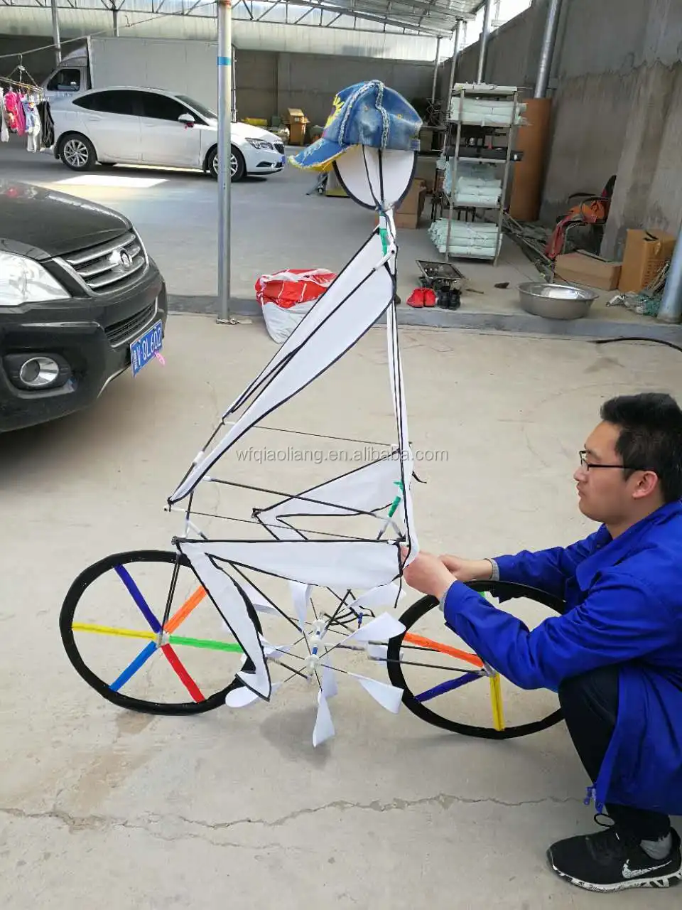 2018 new design bicycle kite bike kite for sale