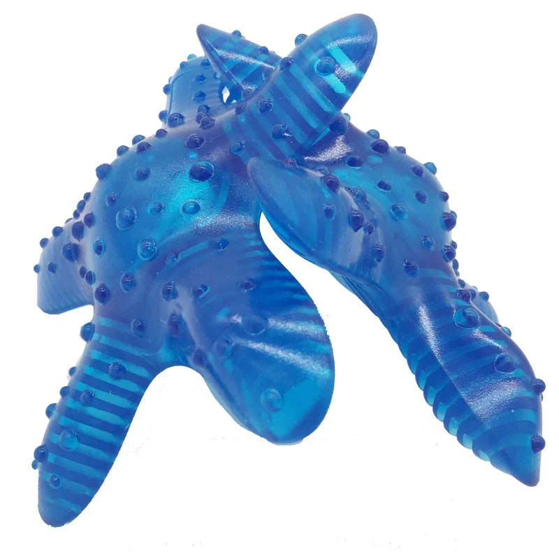 
New designed patent high quality sea star soft rubber dog snack toy 