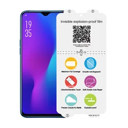 Manufacturers in china mobile phonr Anti blue light Anti shock waterproof TPU Screen protector for op po find 9