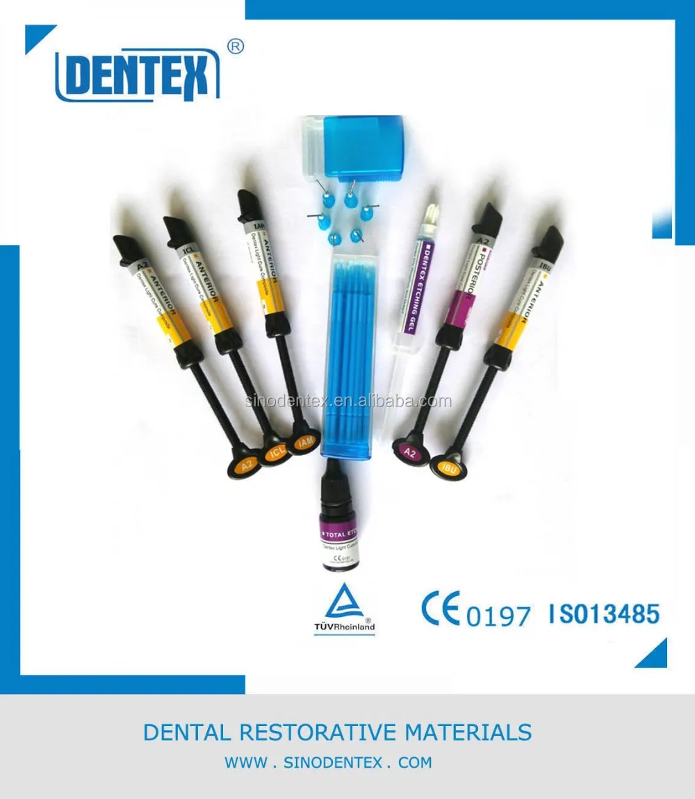 Dental Esthetic composite resin for enamel INC light cure China supplier