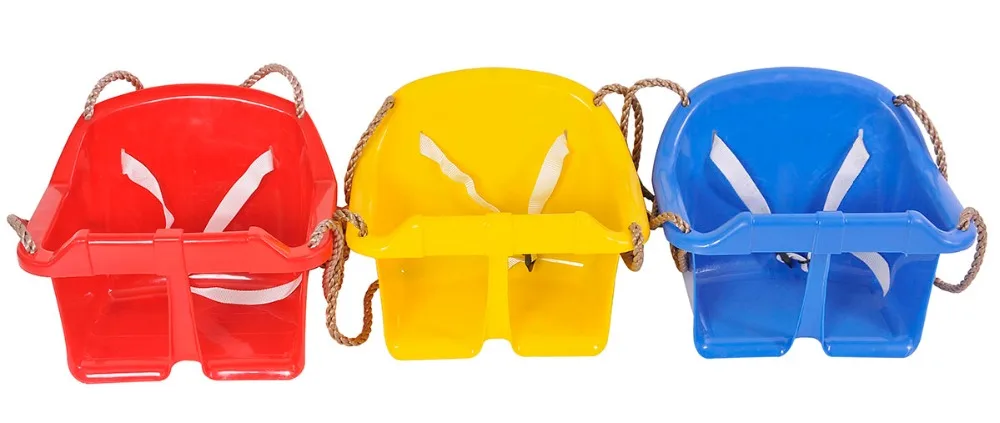 jinhua Popular Safety Toys Garden plastic old baby hanging swing chair sets