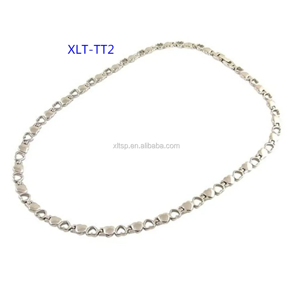 Most popular women necklace bio energy power germanium titanium necklace jewelry