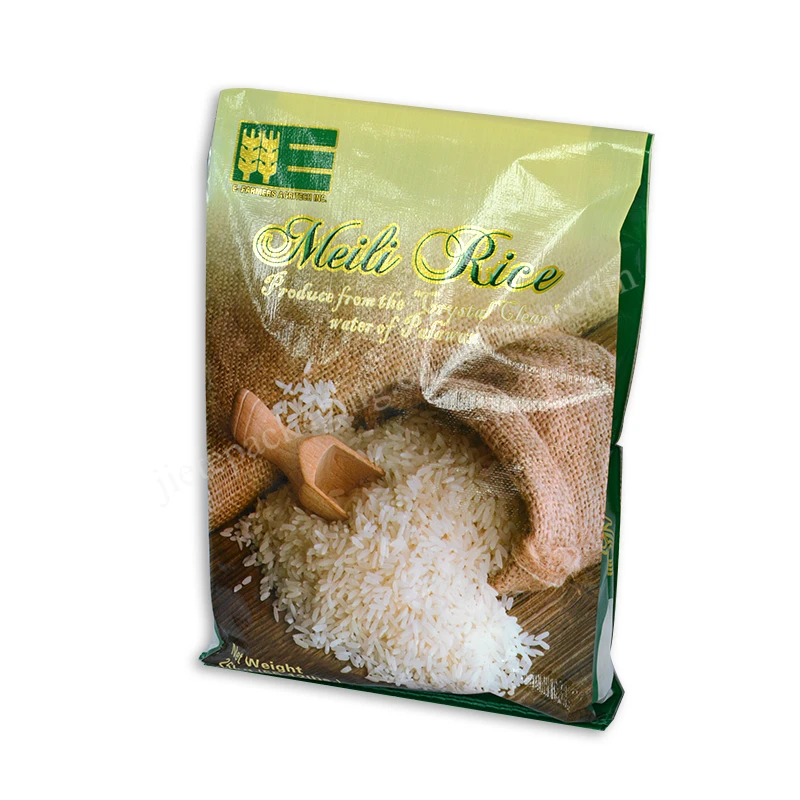 
Design printing 25kg plastic sack pp woven rice packing bag for Philippines 