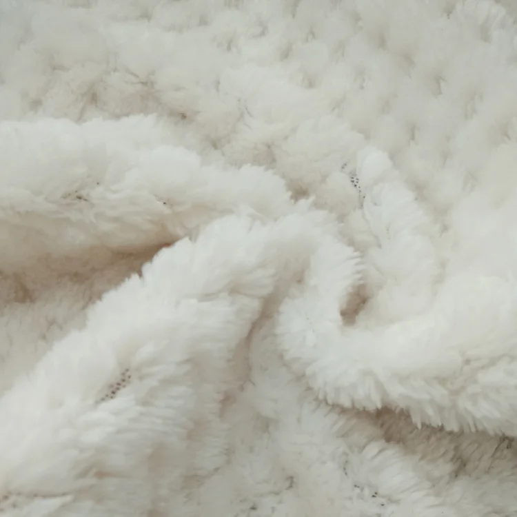 Высококачественная бархатная ткань белого цвета в виде ананаса для обивки